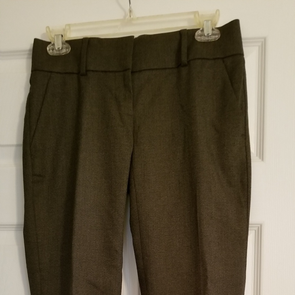 LOFT brown trouser dress pant, size 00